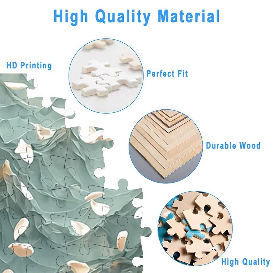 Puzzle 1500 Piezas Primavera para Adultos, Puzzle Paisajes de Madera con Caja Regalo para Adultos, Rompecabezas Desafiante para Toda la Familia, Rompecabezas para Regalo Mujer, Regalo Hombre, -4963