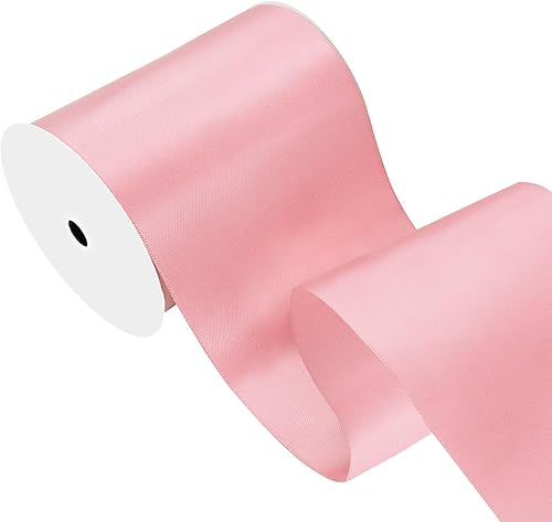 Miniatura 1155 de Cinta de satén verde esmeralda de doble cara de 1-1/2 pulgadas x 50 yardas, cinta de poliéster verde esmeralda para envolver regalos, muy adecuada