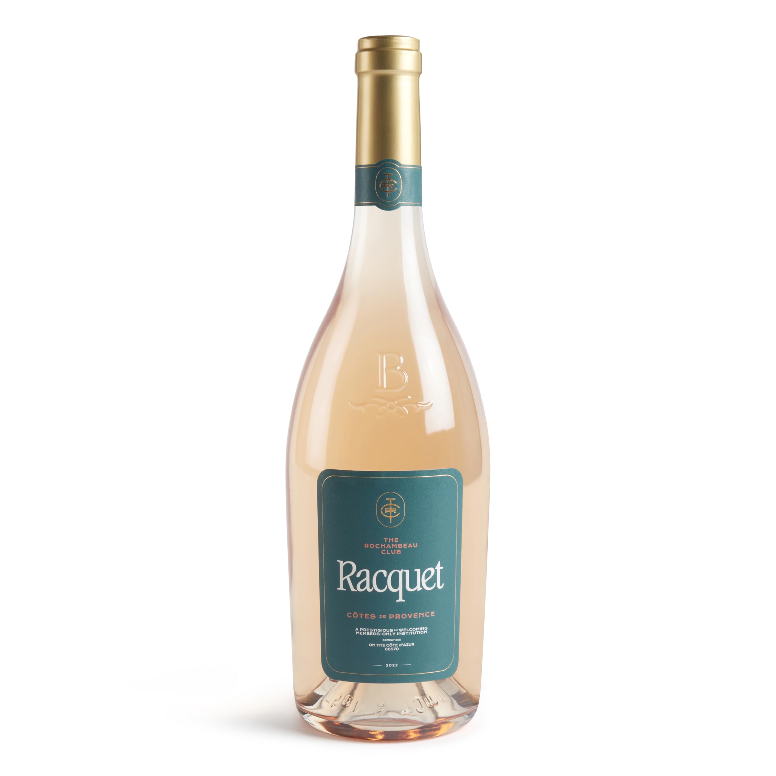 The Rochambeau Club Racquet Rosé 2022 | Cru Classé Côtes de Provence Rosé Wine | Dry & Aromatic French Rosé | 750ml, 12.5% ABV