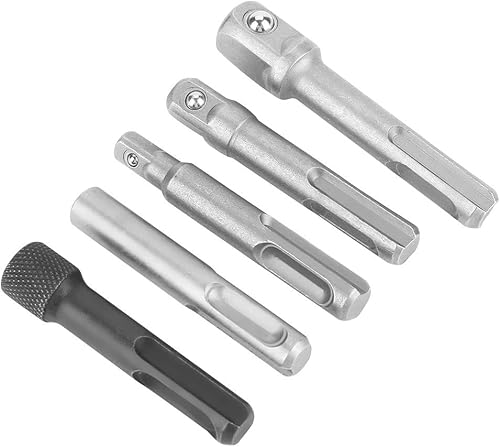 Miniatura 3 de Juego de 5 adaptadores de llaves de enchufe, adaptador SDS Chuck SDS Plus a SDS Max adaptador SDS Plus Adpter accesorios de herramientas eléctricas