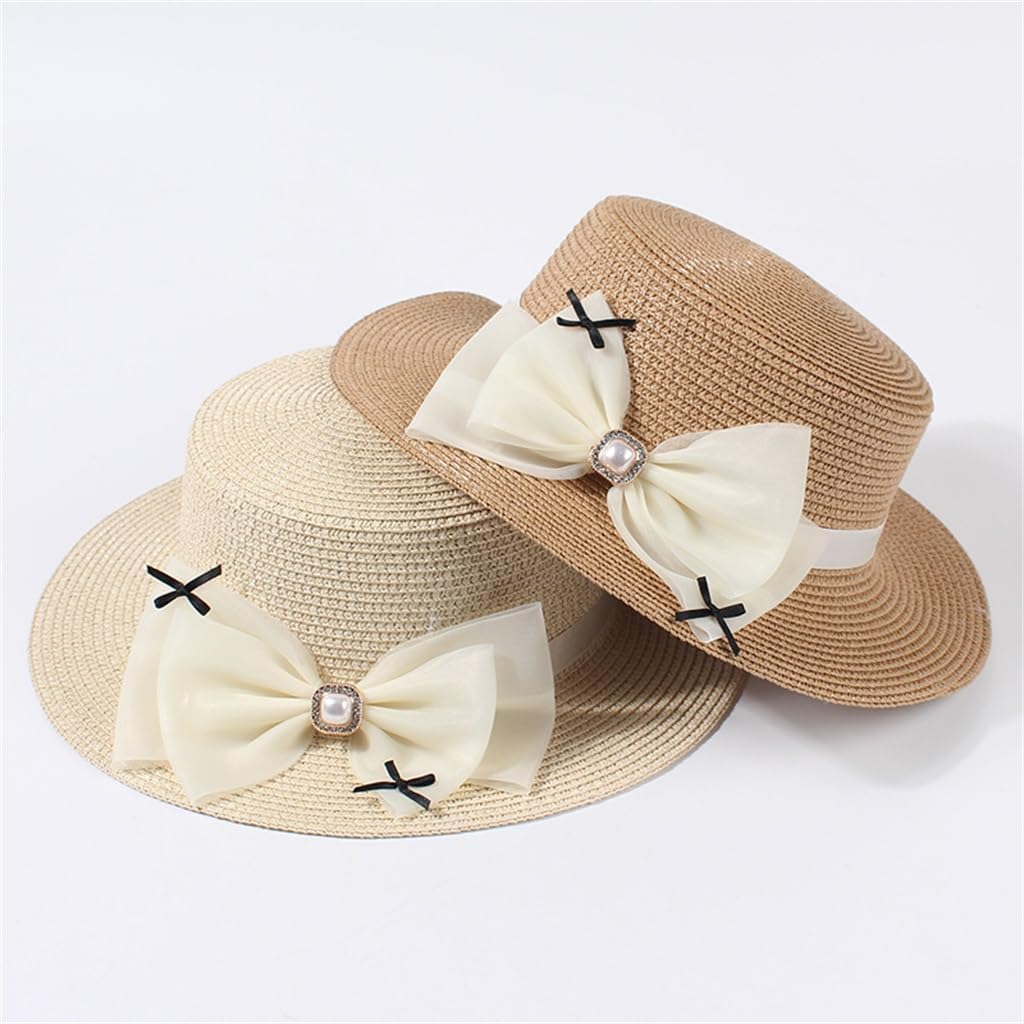 Tidal Sunshade Sunblock Beach Hat Temperament Large Brim Foldable Bow Fisherman