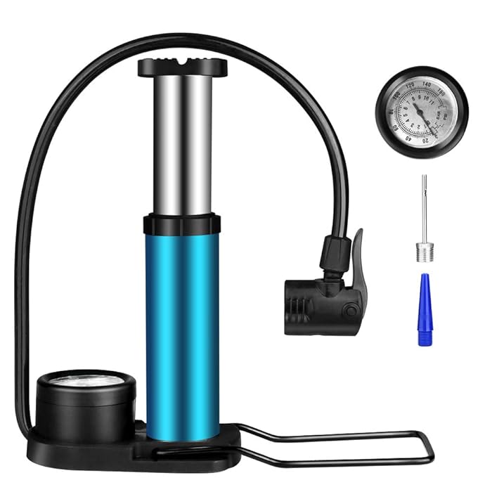 Buy LEXGO Mini Bike Floor Pump, Bicycle Foot Activated Floor Pump