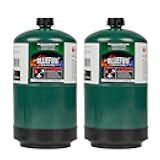 Propane Fuel Camping Gas Cylinder Pack of 2 16.4oz >93% Purity All-Purpose Canister Portable Tank Bottle for Outdoor Mini Burner Cooker Stove Heater Cooking Torch Lamp (2 packs)