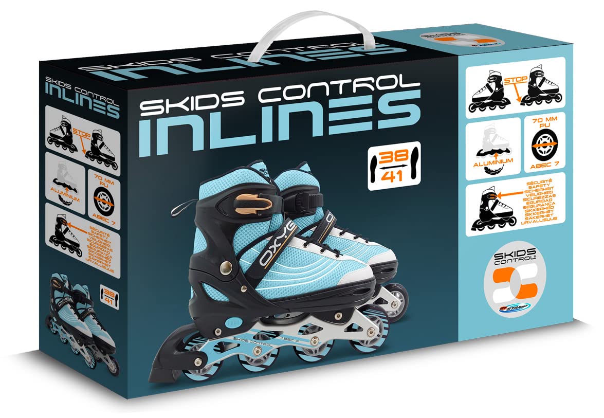 Stamp Sas Patins en Ligne Ajustable Semi-Soft SKIDS Control Oxygen T. 38-41