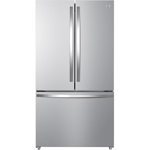 Kenmore 36" French Door Refrigerator with Freezer - Accela Chill, Adjustable Shelving, Humidity Controlled Crispers, ENERGY STAR Certified, 20.3 cu. ft. Capacity, Fingerprint Resistant Stainless Steel