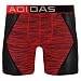 adidas Men's Climalite Flex Boxer Brief Underwear, Vivid Red Space Dye, Large/Waist Size 36-38