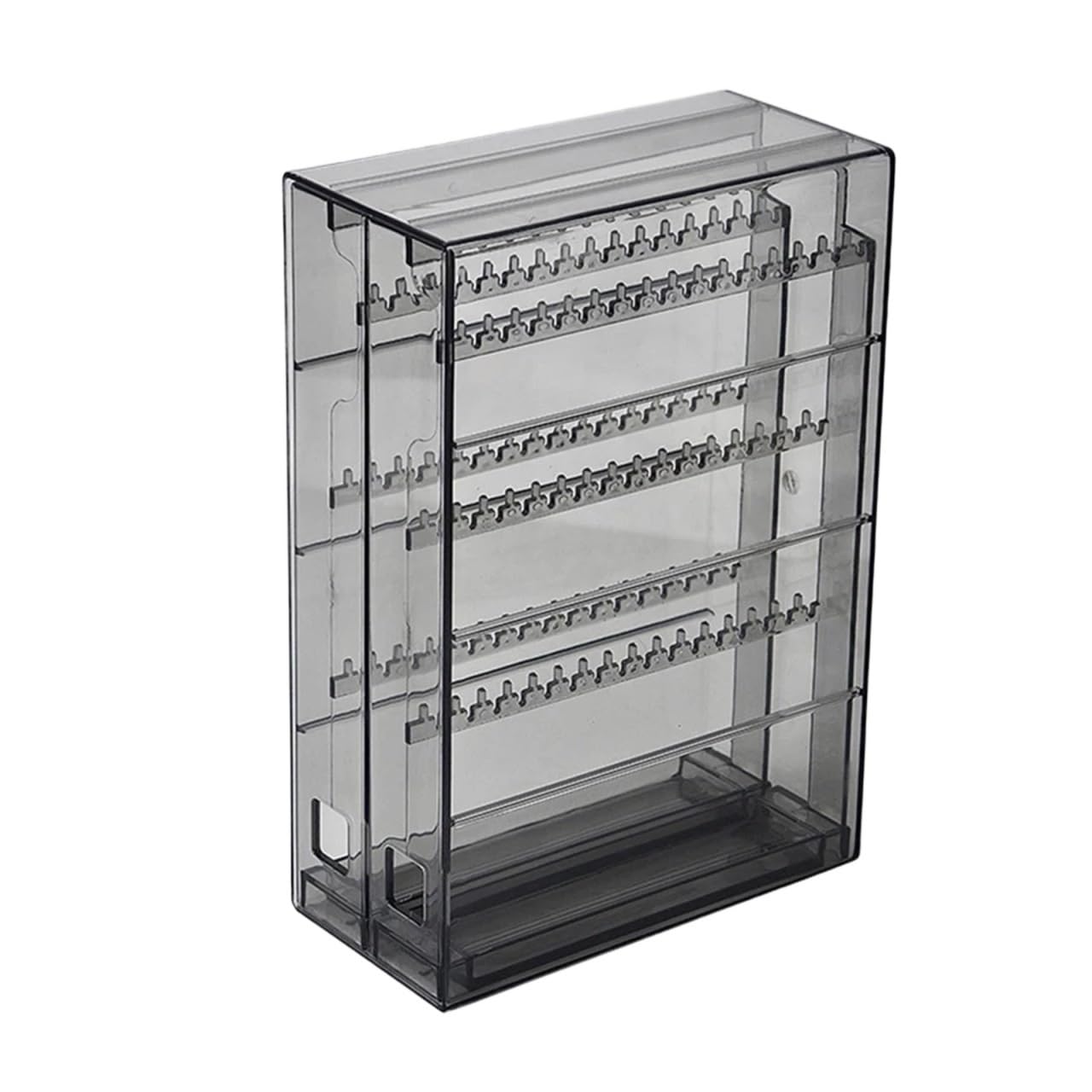 YUSUZH 1PCS Transparent Plastic Jewellery Organiser Necklace Bracelet Box Dustproof Earring Holder Storage for Rings, Earrings