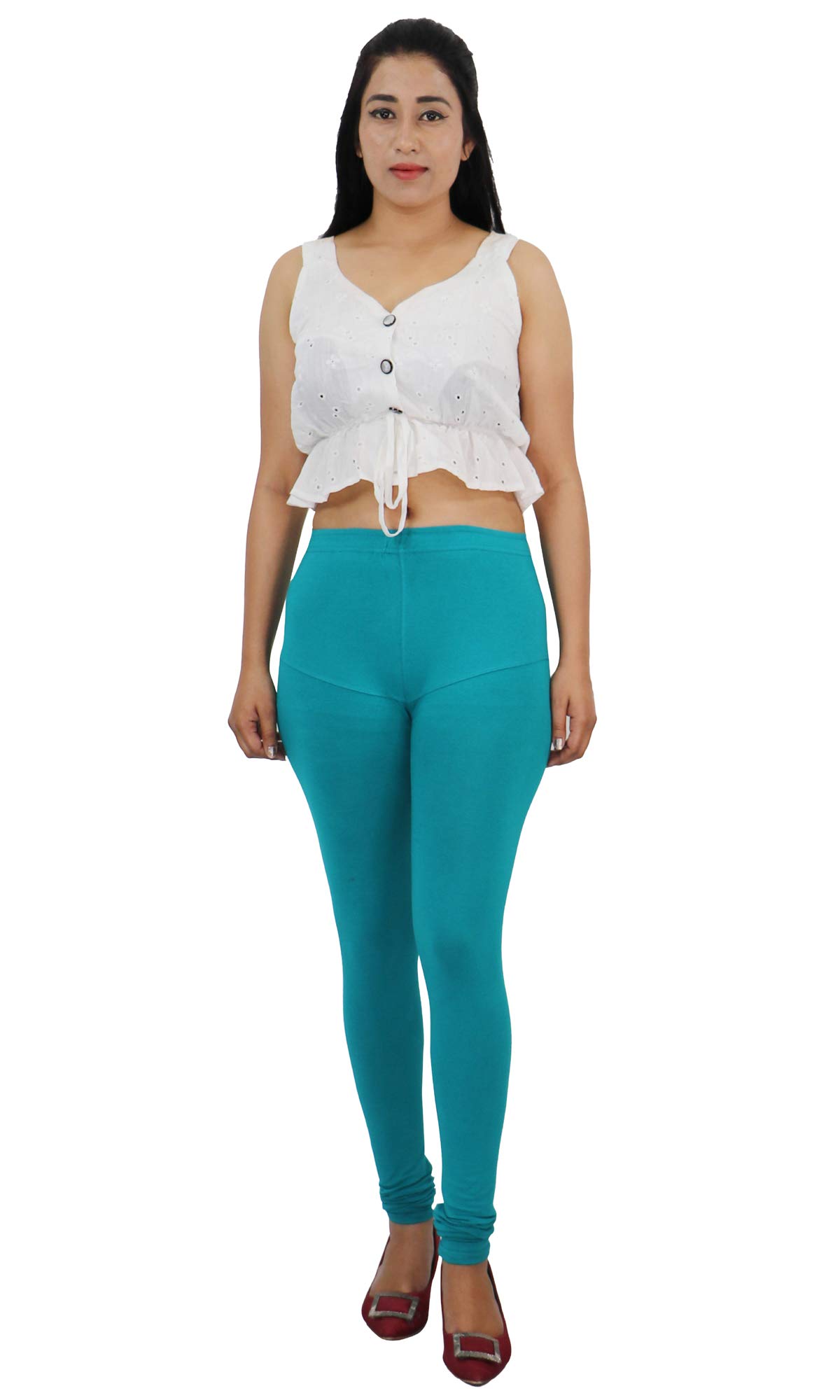 style access Woman's Cotton Lycra Full Length Churidar Legging-picture-29