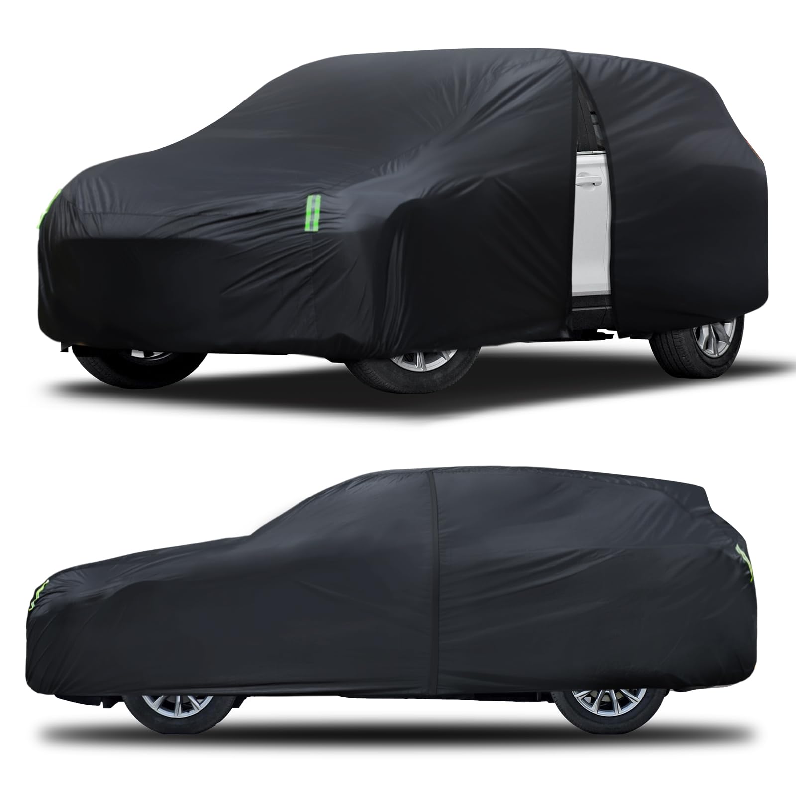 SUV Car Cover Waterproof All Weather for Automobiles, Size S1 Universal Fit for Buick Encore, Chevrolet Trax, Ford Escape, Jeep Compass, Kia Sportage, Nissan Kicks, Subaru Forester etc.(UP To 181inch)