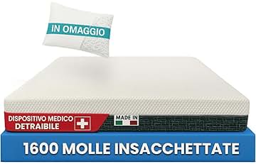 Materasso Dormidoro A Molle Insacchettate E Memory Fisso Singolo 80x200 Cm | Leroy Merlin - Foto 6
