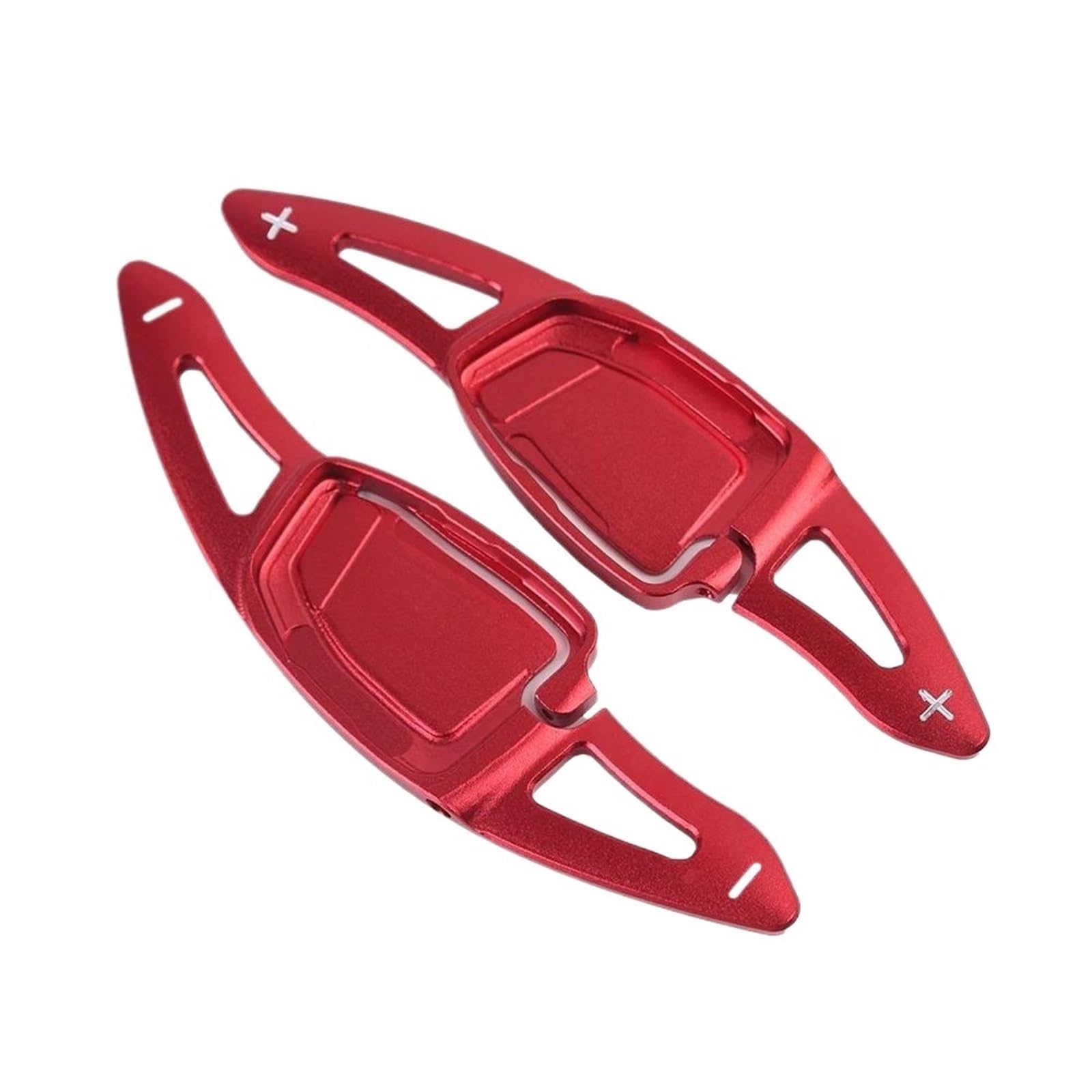 BVFSXHS Car Paddle Shift Accessories Car Steering Wheel Paddle Shifter Extension for Audi for RS3 RS4 RS5 RS6 RS7 RS(Red)