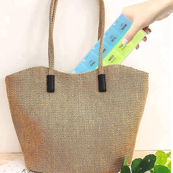 Pill Medicine Organizer Reminder Storage Box for 7 Days, 2 Layer Pillbox Pill Organizer Box Medicine box Pill Medicine Organizer Reminder Storage Box for 7 Days, 2 Layer Pillbox Pill Organizer Box Medicine box