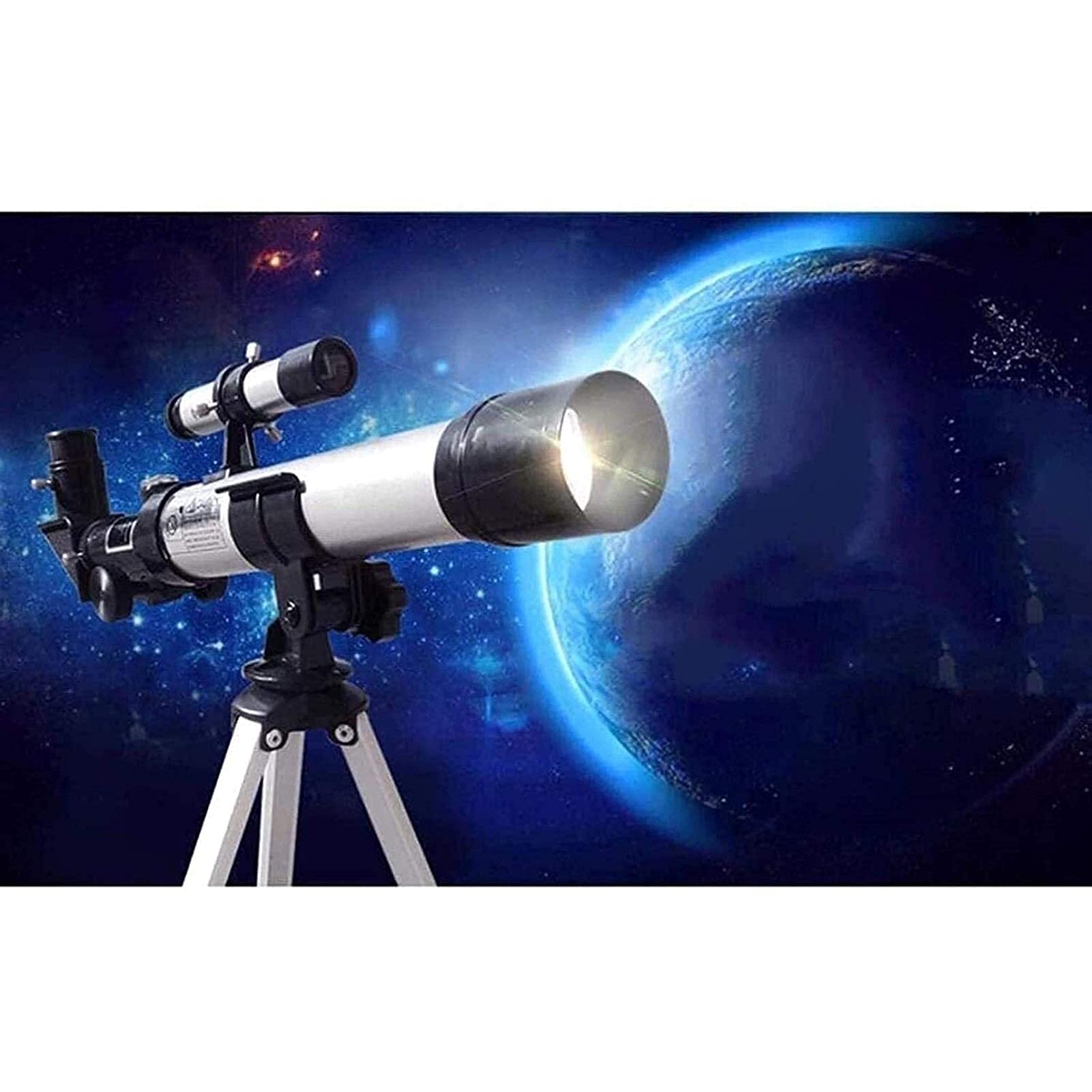 Monoscopio Refractor de Astronomía para Principiantes de 40 Mm con 2 Oculares, Trípode, Telescopio de Viaje Ultra Claro para Adultos