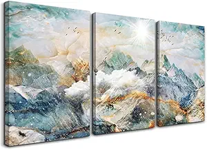 DZRWUBHS Abstract Canvas Wall Art - Large Size Decor for Living Room, Bedroom & Office - 20x28, 3 Piece Set