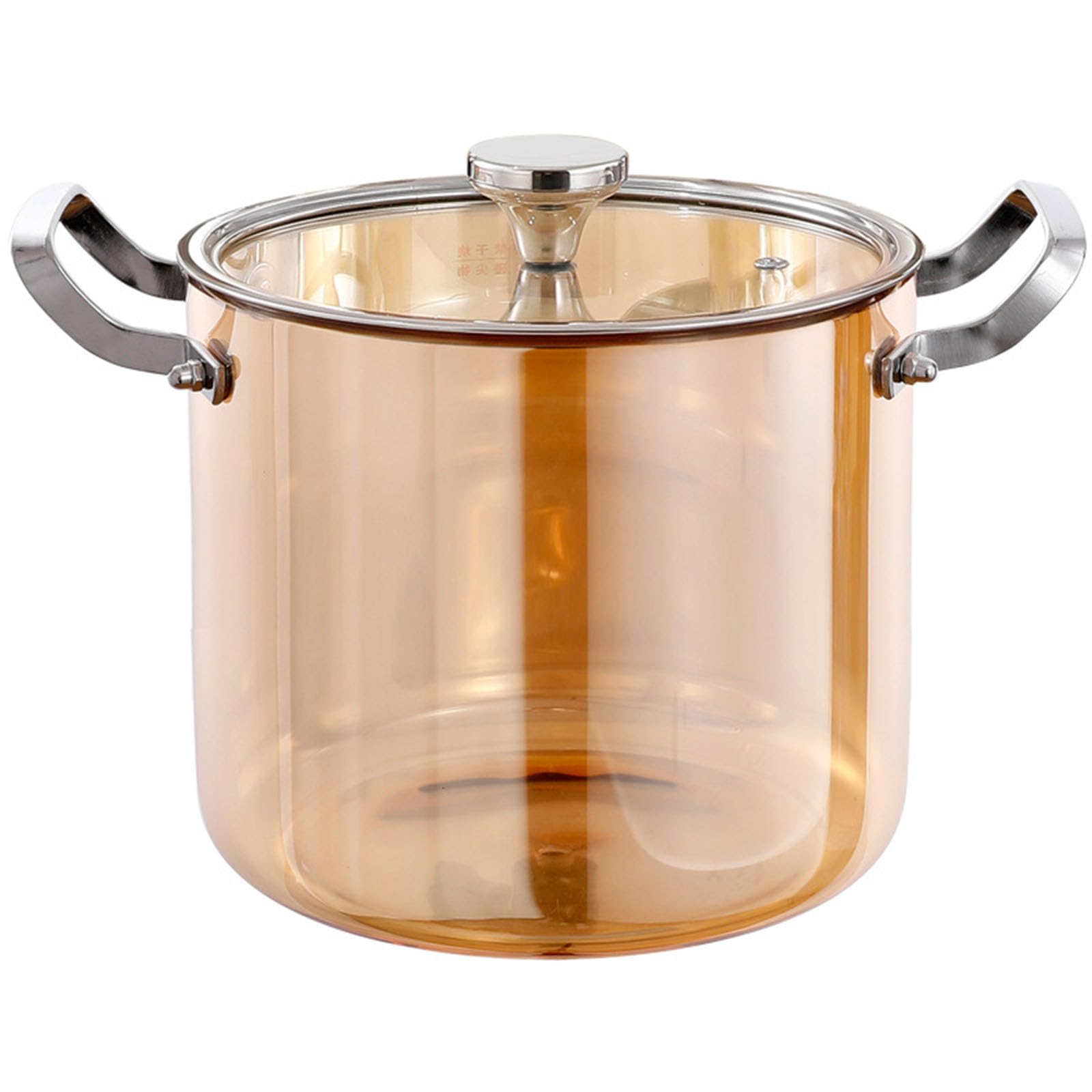 Ollas de Cristal, Cacerola de Vidrio Resistente al Calor y Olla hirviendo freír Estufa(1.8l)