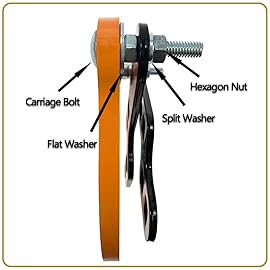 Highwild AR500 Steel Gong Target Conversion Adapter - 1 Pack