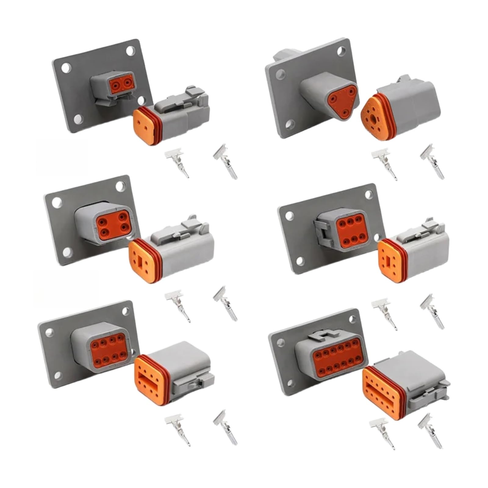Conector DT de 12 pines para solucionar fallos por humedad y desconexiones en cables