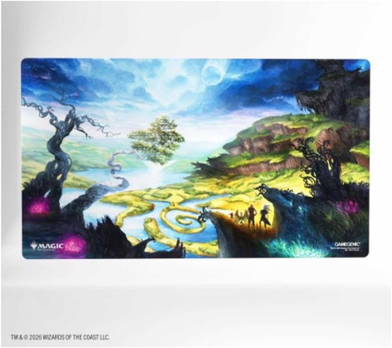 Gamegenic Magic: The Gathering Lorwyn Eclipsed Shiny PLAYMAT - Evolving Wilds Design, Premium 61×35 cm Playmat with Shiny Ultra-Fine Surface, Flat Stitching & 2mm Cushioning