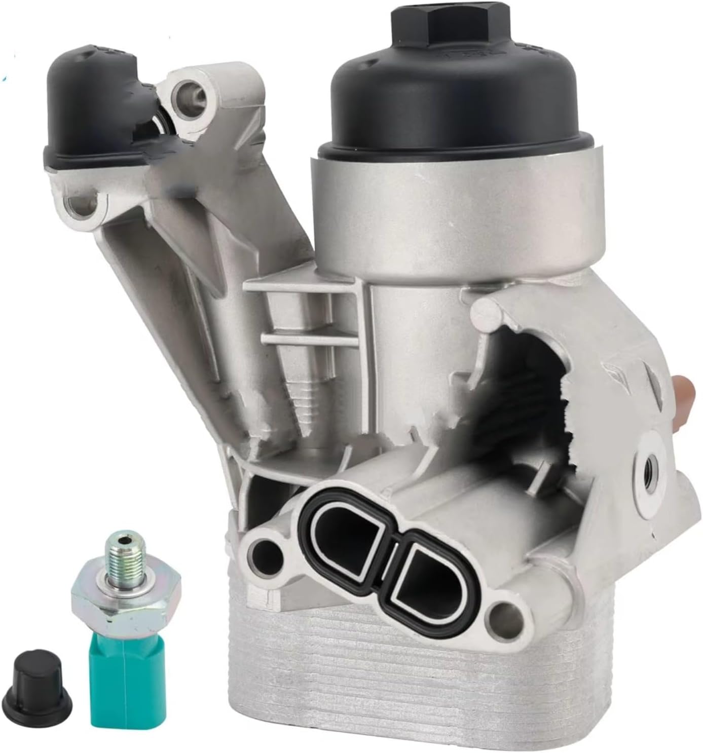 Thermostat And Seal Housing For Seat For Leon 1 Pcs Oil Filter Housing Automotive Engine Coolant Thermostat Replacement Accessories 03N-115-389-A