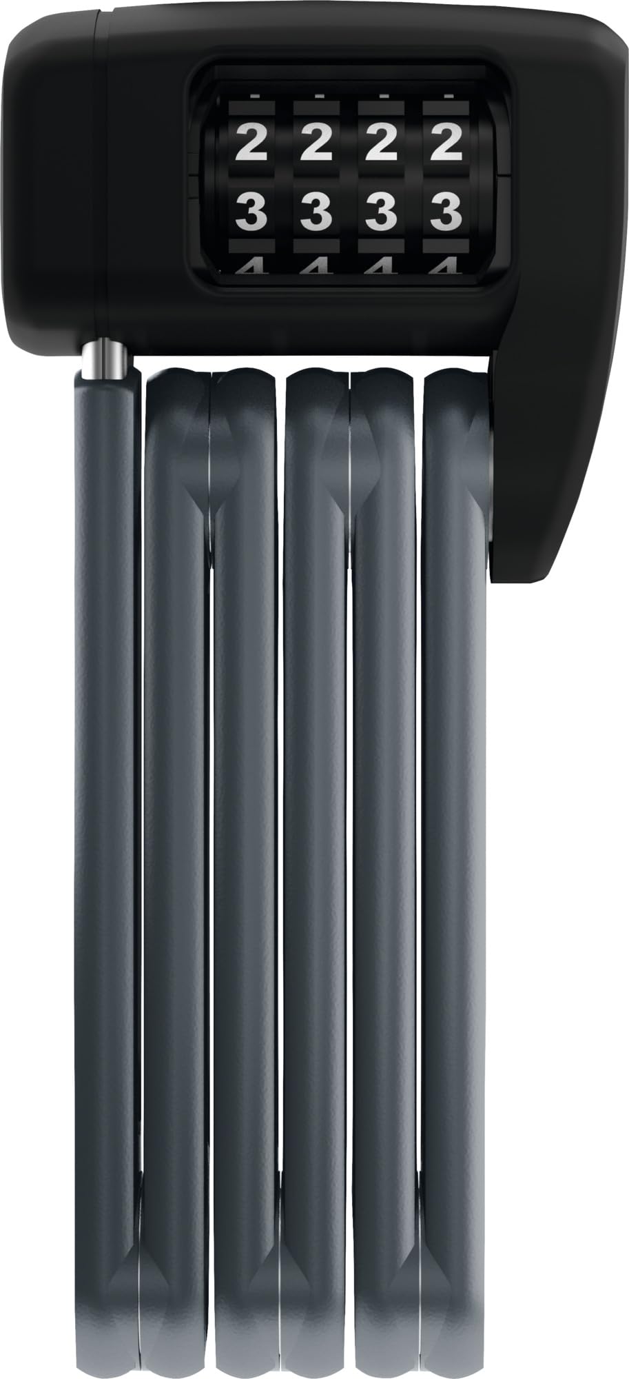 ABUS Bordo Lite 6055C SH Folding Lock - with Bracket and Combination Code - Extra-Light Combination Lock Made of Special Steel - Security Level 7