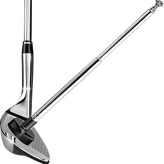 Golf Alignment Rods, 7 Length Adjustments - Golf Alignment Stick Corrector Lie Angle Tool, Golf Swing Training Aids Aiming Stick - Golf Club Face Aim, Visualize and Align Your Golf Shot