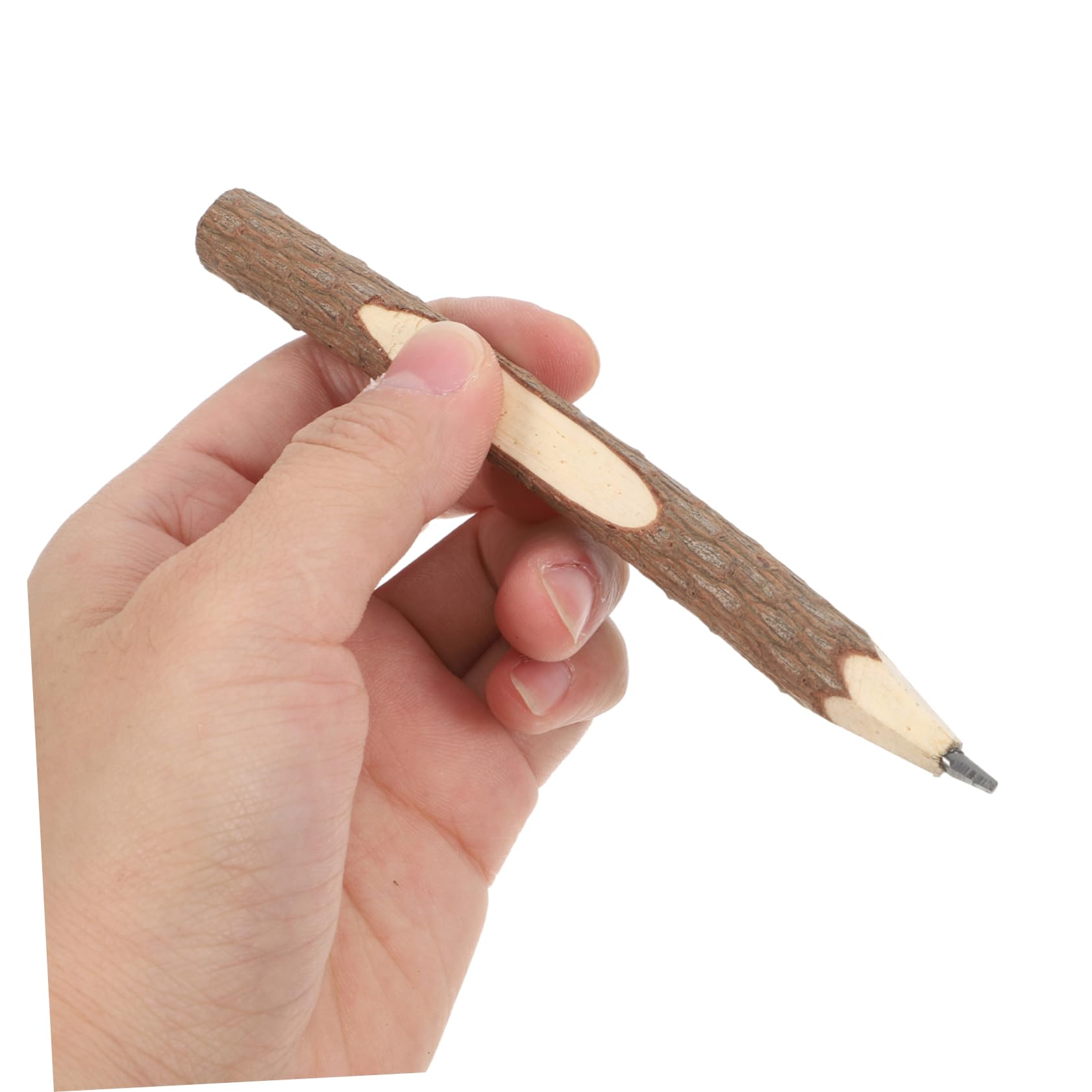 DOITOOL Lápices De Natural Madera Rústica Eco Amigables Para Creatividad Dibujo Escolar 15 Piezas X 5