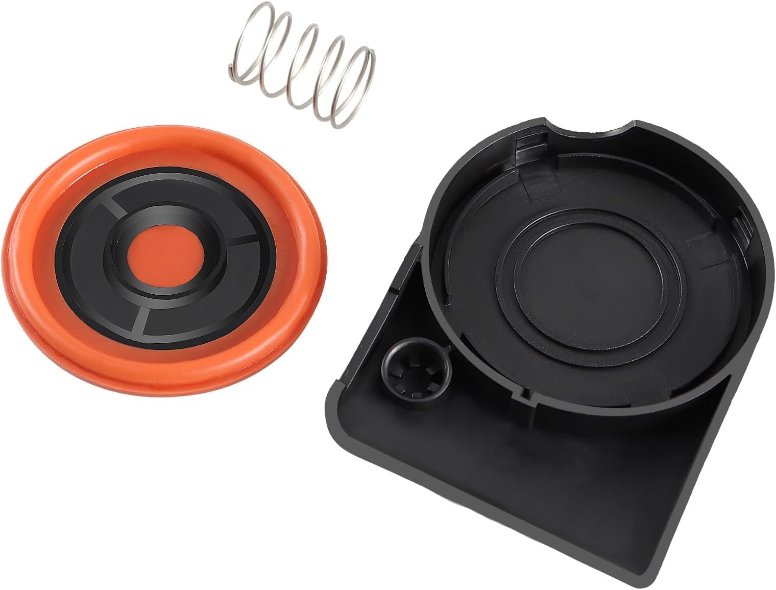 PCV Valve Cap with Membrane and Spring Cylinder Head Cover PCV Valve Diaphragm Cap Seal Repair kit Compatible with MINI Cooper S BMW F20 F21 F30 F31 F80 with N13 N18 Related# 11-12-7-646-552