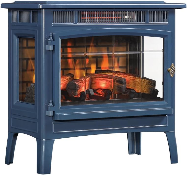 duraflame Freestanding Electric Fireplace Stove Heater with 3D Flame Effect for 1