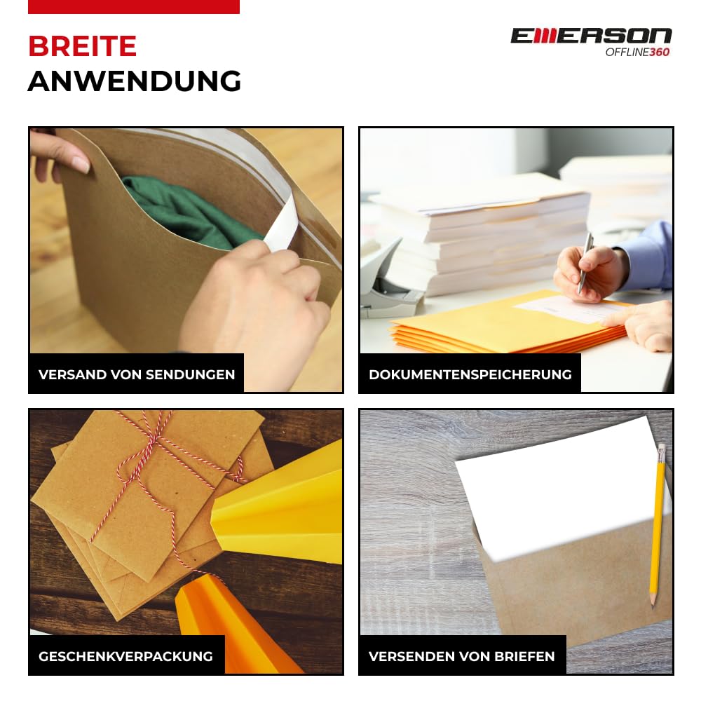 Enveloppen DIN E4 | 280 x 457 mm | Enveloppen 24