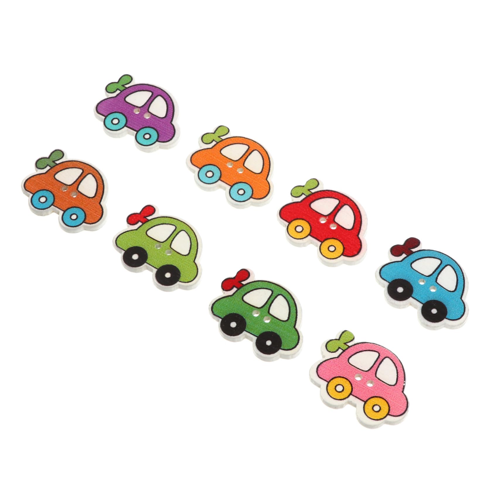 Boutons à coudre originaux style voiture, idée cadeau loisirs créatifs