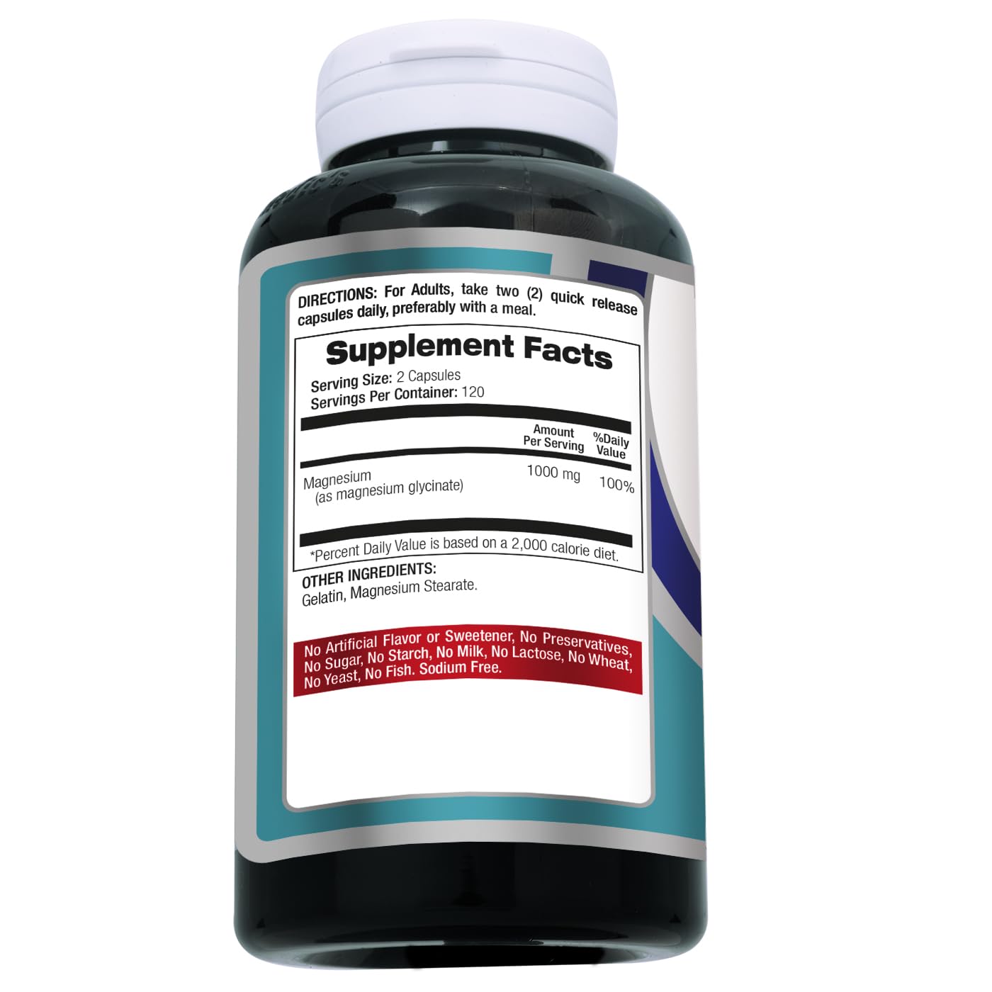 FITO Medic’S Lab Magnesium Glycinate Supplement, Glicinato de Magnesio, 180 Capsules — Amazon image 2
