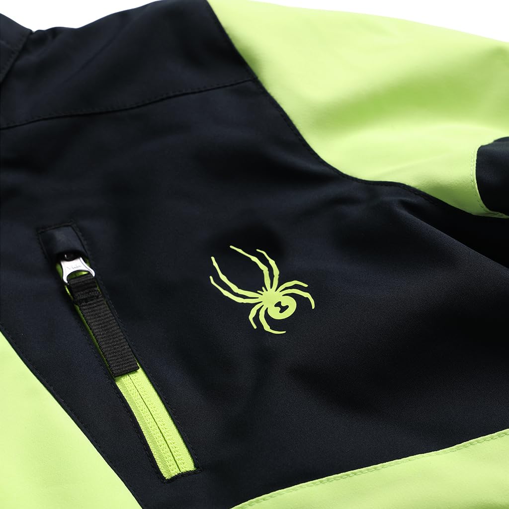 Spyder Turner Jacket, Boys, Lime Ice, XL
