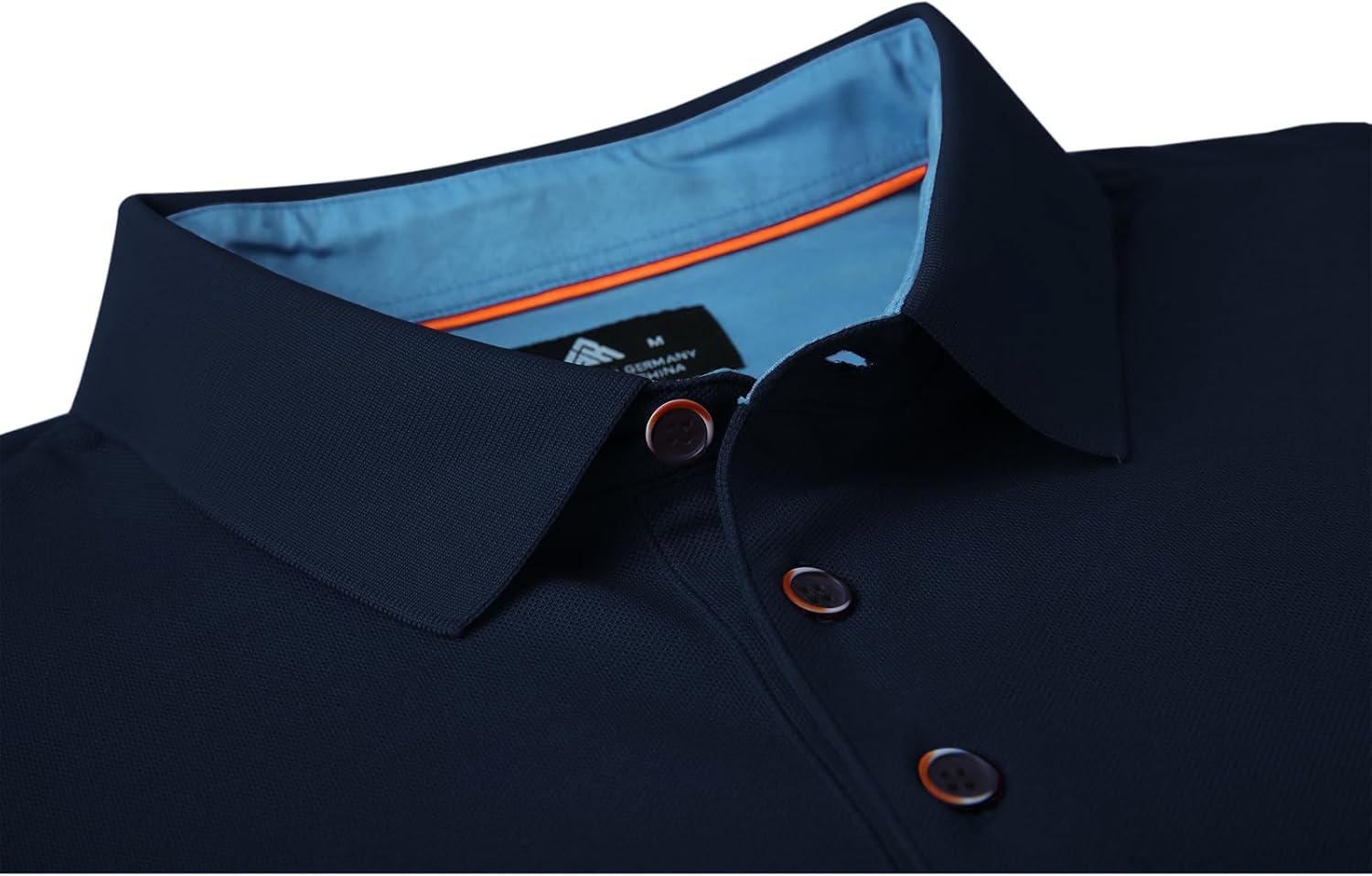 SWISSWELL Long Sleeve Polo Shirts for Men collared Performance Golf Shirts Casual Workwear Office - Image 5