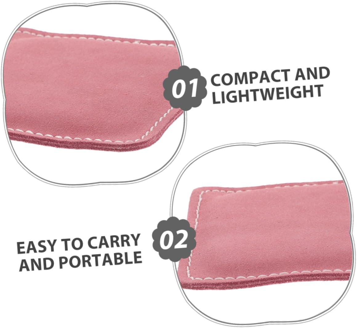 Didiseaon 2pcs Pool Cue Cleaning Cloth Soft Leather Polisher for Billiard and Snooker Cue Maintenance Surface Cleaning Tool Care