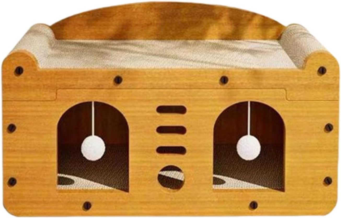 Bed Sofa Large Pet Board Cartoon with Dangling Pendant Sleep Kitten Sofa Cats Nest Nesting Large