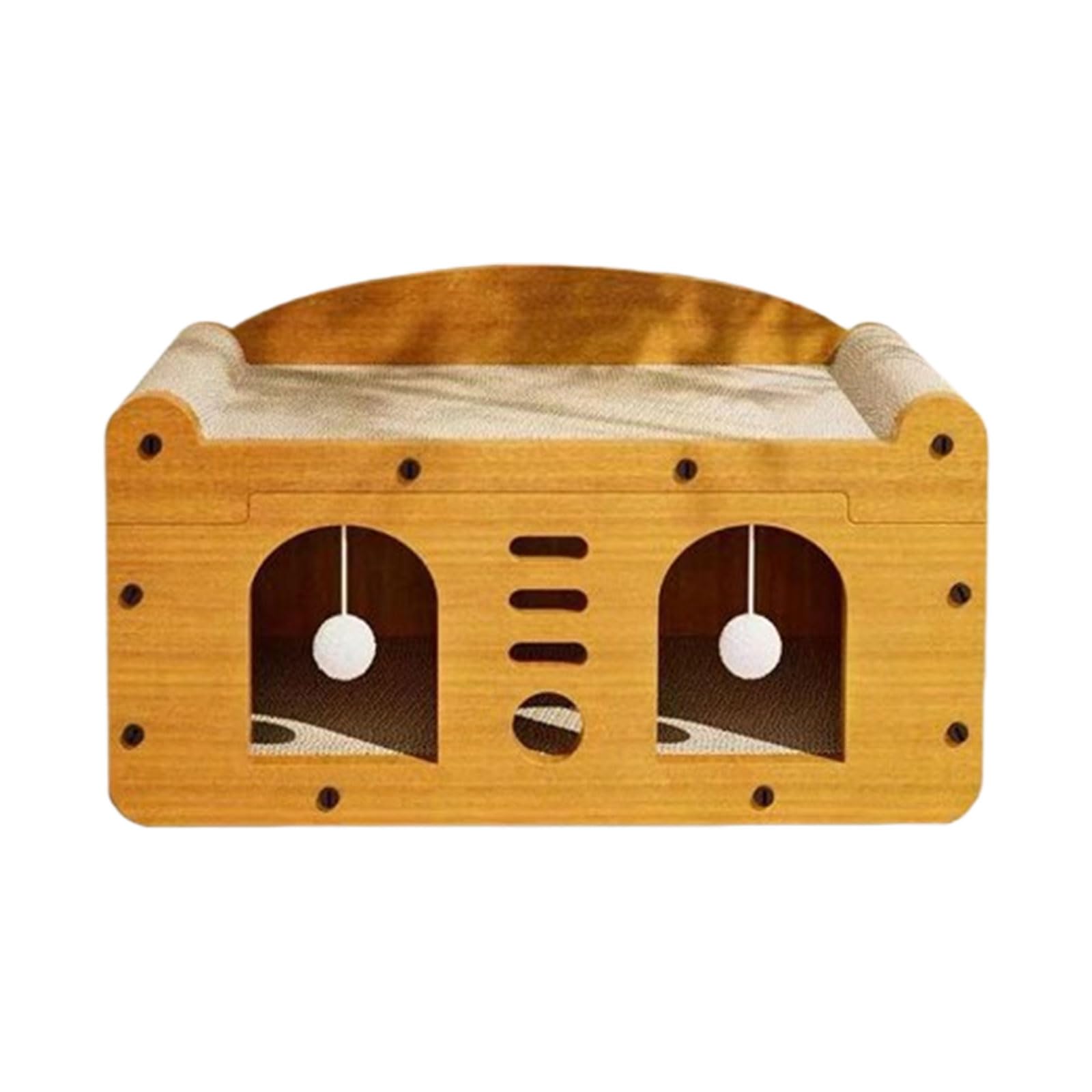 Bed Sofa Large Pet Board Cartoon with Dangling Pendant Sleep Kitten Sofa Cats Nest Nesting Large