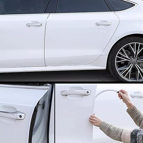 Miniatura 5 de Borde de goma negro con canal en U de 12 x 38 pulgadas, se adapta a bordes de 364 a 14 pulgadas, protector de borde de PVC flexible para superficies