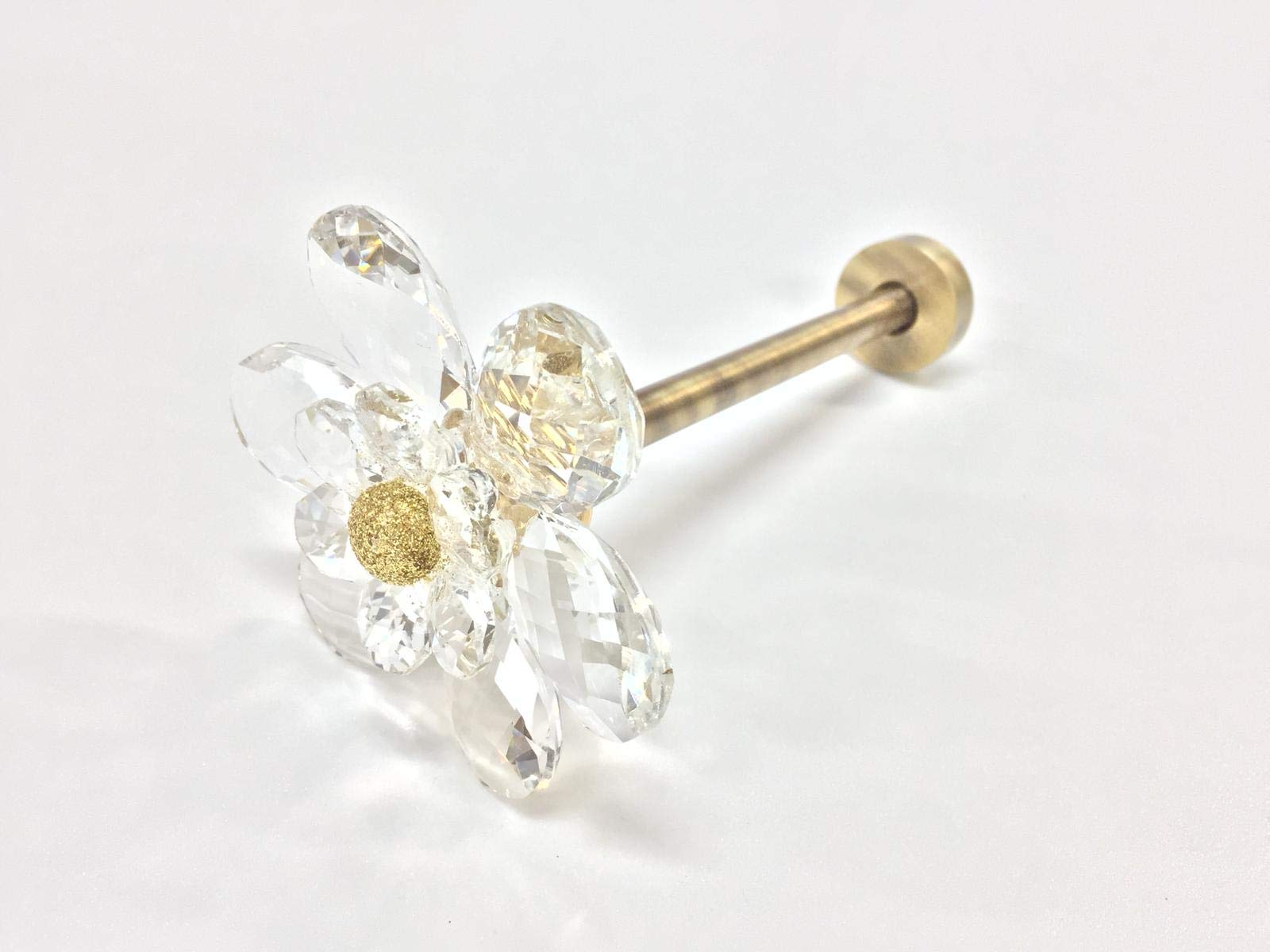 Fermatenda reggitenda swarovski fermatenda da muro gancio tenda ganci parete gancio per tende fermatende a muro raccogli tenda reggi tenda ambrasse per tende embrasse R192 (BRONZO, 25)