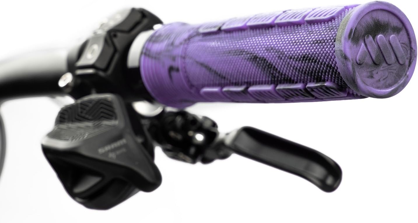 Bike Handlebar Grips MTB Enduro AMS Rise | Lock-On Grips, Ergonomic, Non-Slip and Lightweight