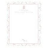 Lemon Grace Co Floral Notepad, Personalized Rose Notepad, Rose Notes Memo Pad - ANO-2313