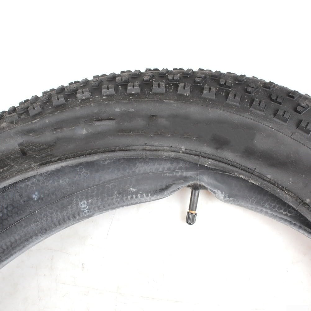 Neumático Fat Bike de 20 x 4.0, banda de rodadura de goma de alto agarre, juego de tubo exterior e interior para bicicletas eléctricas