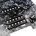 Ammoon - Golpeador de 3 capas cargado para guitarra eléctrica - Humbucker...