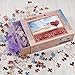 Ingooood Jigsaw Puzzles 1000 Pieces- Tranquil Series Maple Leaves Heart- for Adult