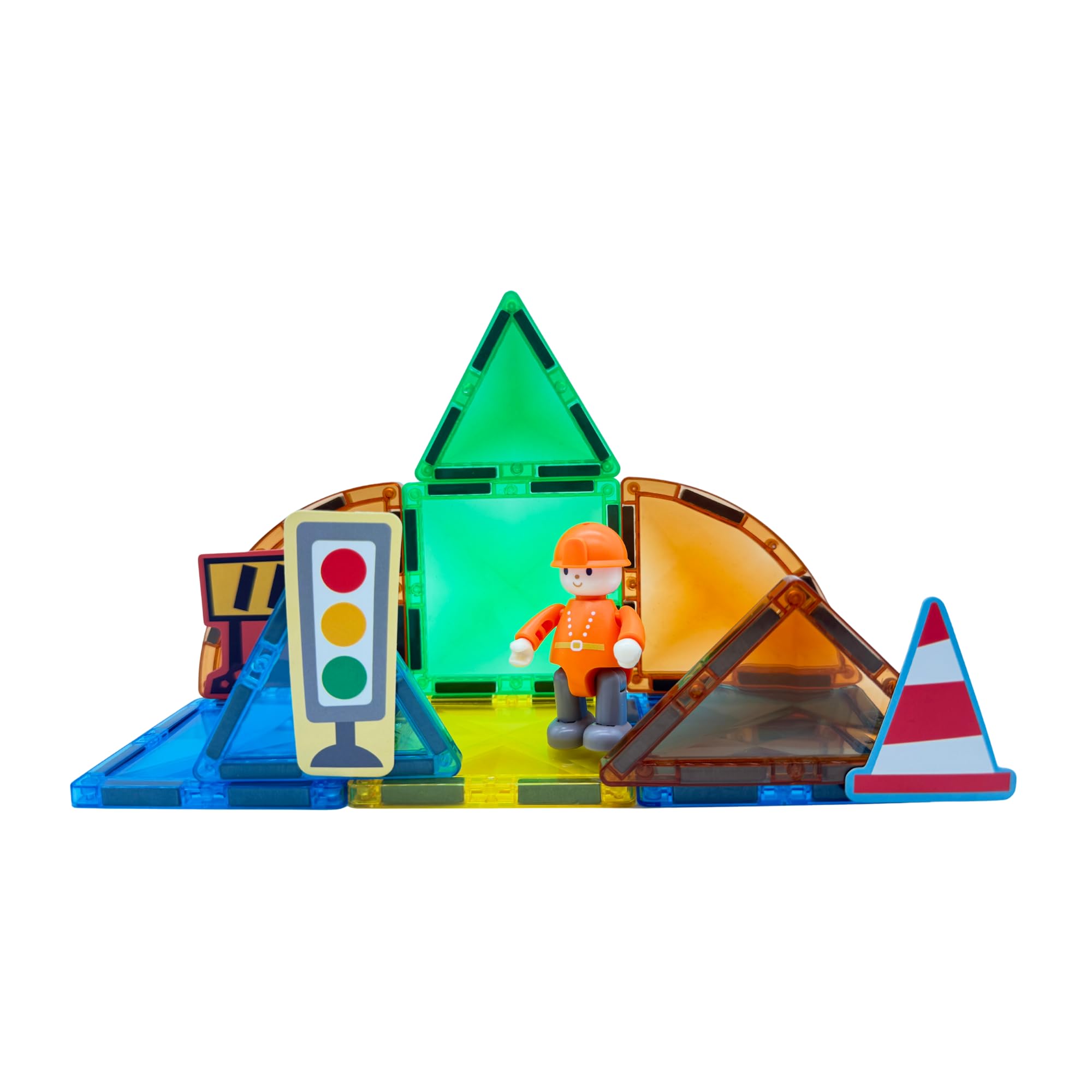 Mideer Mi primer kit magnético Héroes de la ciudad 33 piezas