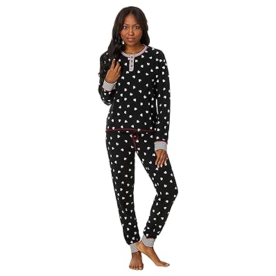 P.J. Salvage Ski Jammie Classics Pajama Pj Set Women