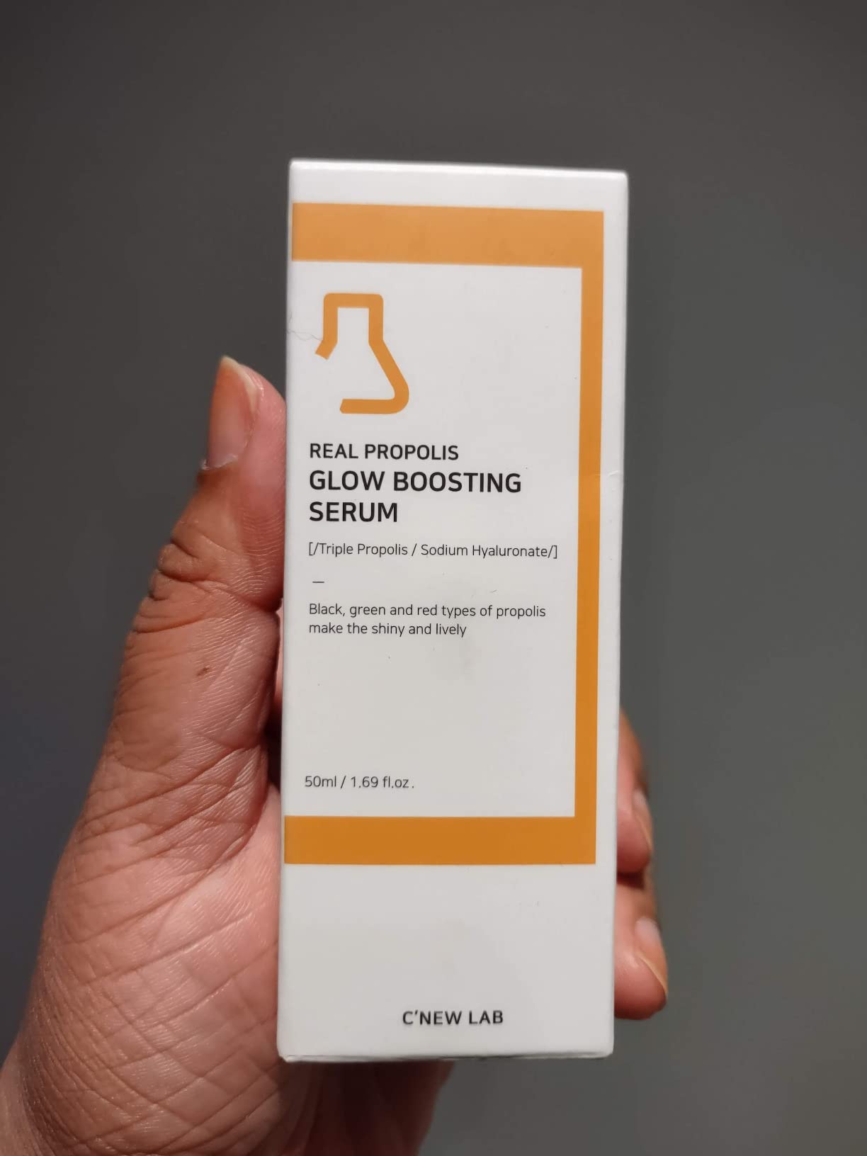 C'NEW LAB C’NEW LAB Real Propolis Glow Boosting Serum 50ml (1.69 fl.oz.) | Deep Hydration, Skin Barrier Strengthening | Inner Dryness Relief | Propolis Extract, Honey Extract, Korean Facial Serum