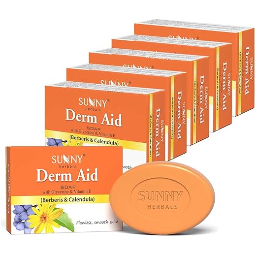 Sunny Herbals Skin Relief Soap 75gm Pack of 6