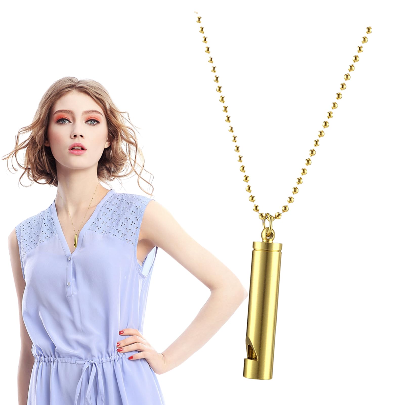 Arrtez de vapoter le collier | Collier anti-vapotage en acier inoxydable -  Collier anti-stress relaxant, sifflet anti-stress calme pour exercices de  ...