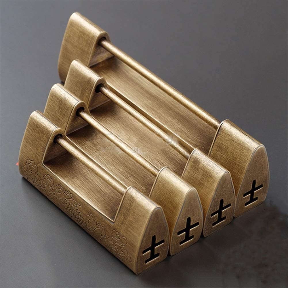 Keyed Padlocks Copper Key Padlock, Width 75mm85mm95mm120mm145mm, 1 Key (Size : 120x35mm)