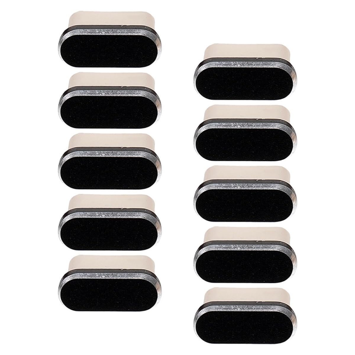 Tapones antipolvo USB-C negros para evitar la entrada de líquidos en el puerto de carga 8